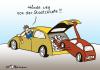 Cartoon: Fiat steigt ein (small) by Pfohlmann tagged fiat,opel,beteiligung,übernahme,staatshilfen,autokrise,automobilwirtschaft,autoindustrie,manni