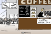 Cartoon: Pausen-Snack (small) by Pfohlmann tagged flugverbot,vulkan,aschewolke,wolke,flughafen,flugverkehr,kaffee,imbiss,snack,preis,preiserhöhung