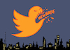 Cartoon: Twitterween (small) by Pfohlmann tagged twitter,musk,elon,übernahme,kauf,social,media,plattform,milliardär,halloween,grusel,gespenst,vogel,hass,hetze,hatespeech,hate,speech,wirtschaft,meinung,medien,öffentlichkeit