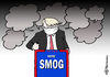 Cartoon: Vote Smog! (small) by Pfohlmann tagged karikatur cartoon 2015 color farbe usa donald trump republikaner präsidentschaftskandidat smog peking luftverschmutzung muslime einreiseverbot vorschlag präsidentschaftswahlen