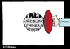 Cartoon: Warnung (small) by Pfohlmann tagged warnung iaea japan atomenergie erdbeben gau super flagge fahne fukushima radioaktivität unfall kernschmelze sicherheit wikileaks