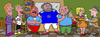 Cartoon: Europameisterschaft EM Fußball (small) by sabine voigt tagged europameisterschaft,em,fußball,fussball,frankreich,kneipe,meisterschaft,public,viewing