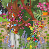 Cartoon: garten Wald (small) by sabine voigt tagged kirschblüte,kirschen,bluten,sommer,blühen,garten,rotkehlchen,natur,baum,pflanze,vogel