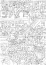 Cartoon: Kaufhaus Ausmalen (small) by sabine voigt tagged kaufhaus,ausmalen,einkaufen,geschäfte,läden,kasse,spielzeug,schule,kindergarten,rolltreppe,konsum