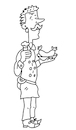 Cartoon: Kellner Köbes (small) by sabine voigt tagged kölsch,kneipe,köbes,trinken,alkohol,brauhaus,bier,wirtschaft,service