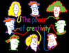 Cartoon: Kreativität  Gruppe (small) by sabine voigt tagged creativity,kreativität,gemeinschaft,interdependens,teamwork,workflow,albeit,gruppe,gruppenarbeit,vernetzung,computer,online,netzwerk