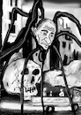 Cartoon: ukraine krieg (small) by sabine voigt tagged russland,putin,ukraine,krieg,panzer,zerstörung,invasion,drohnen,flüchtlinge,tod