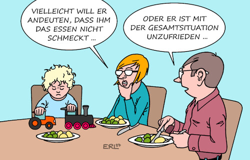 Cartoon: Alarmsignale (medium) by Erl tagged politik,protest,streik,bauernprotest,bahnstreik,lokomotivführer,gdl,deutschland,stimmung,psychologie,unzufriedenheit,wut,blockade,familie,vater,mutter,kind,essen,alarmsignale,traktor,lokomotive,karikatur,erl,politik,protest,streik,bauernprotest,bahnstreik,lokomotivführer,gdl,deutschland,stimmung,psychologie,unzufriedenheit,wut,blockade,familie,vater,mutter,kind,essen,alarmsignale,traktor,lokomotive,karikatur,erl