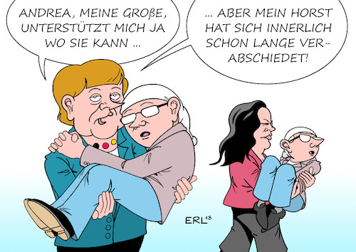 Cartoon: alleinerziehend ohne Kitaplatz (medium) by Erl tagged politik,gesellschaft,familie,eltern,kind,kinder,alleinerziehende,alleinerziehend,studie,bundesamt,statistik,risiko,armut,armutsgefährdet,mangel,kitaplätze,kitaplatz,kinderbetreuung,vereinbarkeit,beruf,erziehung,stress,bundeskanzlerin,angela,merkel,cdu,innenminister,horst,seehofer,csu,vorsitzende,andrea,nahles,spd,karikatur,erl,politik,gesellschaft,familie,eltern,kind,kinder,alleinerziehende,alleinerziehend,studie,bundesamt,statistik,risiko,armut,armutsgefährdet,mangel,kitaplätze,kitaplatz,kinderbetreuung,vereinbarkeit,beruf,erziehung,stress,bundeskanzlerin,angela,merkel,cdu,innenminister,horst,seehofer,csu,vorsitzende,andrea,nahles,spd,karikatur,erl