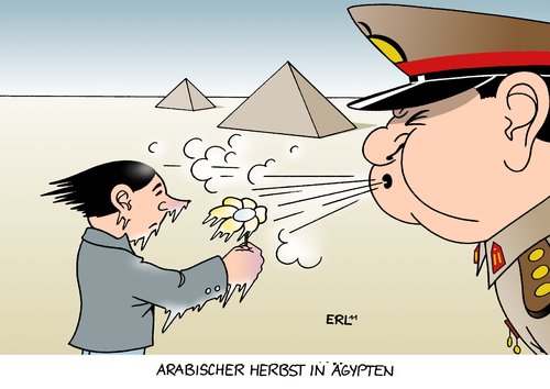 Cartoon: Arabischer Herbst (medium) by Erl tagged frühling,arabischer,ägypten,revolution,freiheit,demokratie,sturz,mubarak,militär,herbst,demonstration,ägypten,arabischer frühling,revolution,freiheit,demokratie,sturz,mubarak,militär,demonstration,herbst,arabischer,frühling