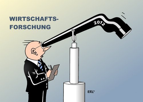 Cartoon: Ausblick (medium) by Erl tagged wirtschaft,wirtschaftsforschung,herbstgutachten,wachstum,abschwächung,2012,wirtschaft,wirtschaftsforschung,herbstgutachten,wachstum,abschwächung,2012