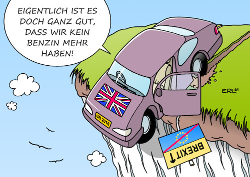 Cartoon: Benzinmangel (medium) by Erl tagged politik,brexit,großbritannien,uk,austritt,eu,folge,arbeitskräftemangel,lastwagenfahrer,benzinmangel,lebensmittel,engpässe,behinderung,handel,freizügigkeit,populismus,boris,johnson,karikatur,erl,politik,brexit,großbritannien,uk,austritt,eu,folge,arbeitskräftemangel,lastwagenfahrer,benzinmangel,lebensmittel,engpässe,behinderung,handel,freizügigkeit,populismus,boris,johnson,karikatur,erl