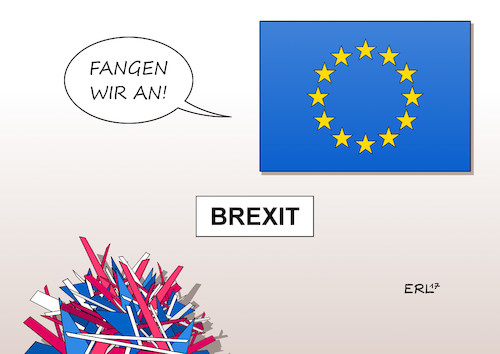 Cartoon: Brexit (medium) by Erl tagged brexit,großbritannien,gb,uk,austritt,eu,europäische,union,beginn,verhandlungen,premierministerin,theresa,may,chaos,schwäche,neuwahlen,stimmenverluste,koalition,dup,nordirland,erzkonservativ,flagge,karikatur,erl,brexit,großbritannien,gb,uk,austritt,eu,europäische,union,beginn,verhandlungen,premierministerin,theresa,may,chaos,schwäche,neuwahlen,stimmenverluste,koalition,dup,nordirland,erzkonservativ,flagge,karikatur,erl