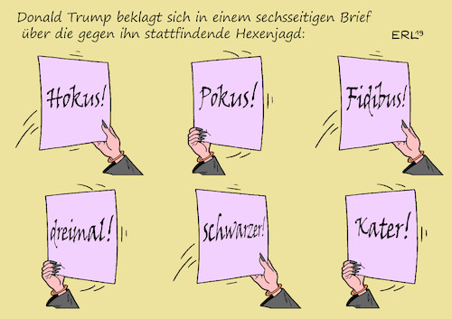 Brief von Trump