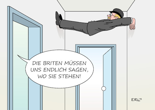 Cartoon: Briten (medium) by Erl tagged politik,brexit,großbritannien,gb,uk,austritt,eu,europäische,union,premierministerin,theresa,may,vertrag,abstimmung,parlament,niederlage,ungewissheit,no,deal,chaos,zweites,referendum,nachverhandlung,brüssel,backstop,nordirland,irland,termin,29,märz,verschiebung,standpunkt,unklar,karikatur,erl,politik,brexit,großbritannien,gb,uk,austritt,eu,europäische,union,premierministerin,theresa,may,vertrag,abstimmung,parlament,niederlage,ungewissheit,no,deal,chaos,zweites,referendum,nachverhandlung,brüssel,backstop,nordirland,irland,termin,29,märz,verschiebung,standpunkt,unklar,karikatur,erl