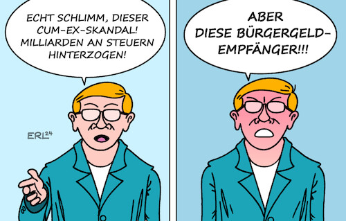 Cartoon: Cum-Ex (medium) by Erl tagged politik,justiz,einstellung,prozess,verfahren,banker,warburg,bank,christian,olearius,cum,ex,skandal,steuerhinterziehung,milliarden,menschen,aufregung,bürgergeld,bürgergeldempfänger,emotionen,soziale,stufe,armut,reichtum,karikatur,erl,politik,justiz,einstellung,prozess,verfahren,banker,warburg,bank,christian,olearius,cum,ex,skandal,steuerhinterziehung,milliarden,menschen,aufregung,bürgergeld,bürgergeldempfänger,emotionen,soziale,stufe,armut,reichtum,karikatur,erl