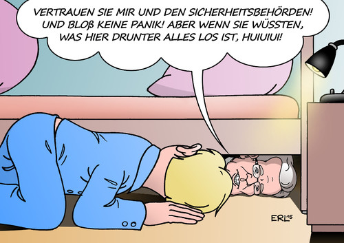 Cartoon: De Maiziere (medium) by Erl tagged frankreich,paris,terror,anschläge,is,islamismus,angst,schrecken,warnung,bundesinnenminister,innenminister,thomas,de,maiziere,verunsicherung,vertrauen,sicherheit,behörde,geheimdienst,bnd,nsa,affäre,bett,monster,karikatur,erl,frankreich,paris,terror,anschläge,is,islamismus,angst,schrecken,warnung,bundesinnenminister,innenminister,thomas,de,maiziere,verunsicherung,vertrauen,sicherheit,behörde,geheimdienst,bnd,nsa,affäre,bett,monster,karikatur,erl