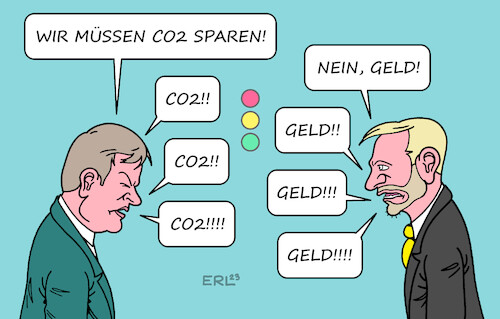 Cartoon: Der nächste Konflikt (medium) by Erl tagged politik,regierung,koalition,ampel,spd,grüne,fdp,streit,konflikt,wärmewende,heizung,gesetz,heizungsgesetz,haushalt,sparkurs,sparen,finanzminister,christian,lindner,wirtschaftsminister,robert,habeck,co2,klima,klimaschutz,geld,finanzen,schuldenbremse,karikatur,erl,politik,regierung,koalition,ampel,spd,grüne,fdp,streit,konflikt,wärmewende,heizung,gesetz,heizungsgesetz,haushalt,sparkurs,sparen,finanzminister,christian,lindner,wirtschaftsminister,robert,habeck,co2,klima,klimaschutz,geld,finanzen,schuldenbremse,karikatur,erl