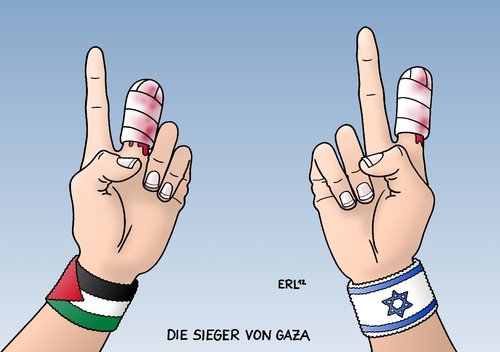 Cartoon: Die Sieger von Gaza (medium) by Erl tagged israel,palästina,gaza,gazastreifen,hamas,raketen,luftangriff,militärschlag,rache,vergeltung,nahost,konflikt,krieg,diplomatie,ägypten,waffenruhe,sieger,israel,palästina,gaza,gazastreifen,hamas,raketen,luftangriff,militärschlag,rache,vergeltung,nahost,konflikt,krieg,diplomatie,ägypten,waffenruhe,sieger