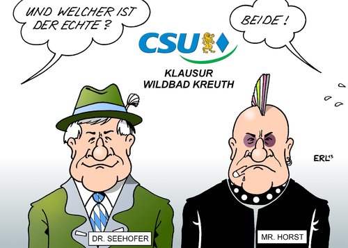 Dr. Seehofer und Mr. Horst