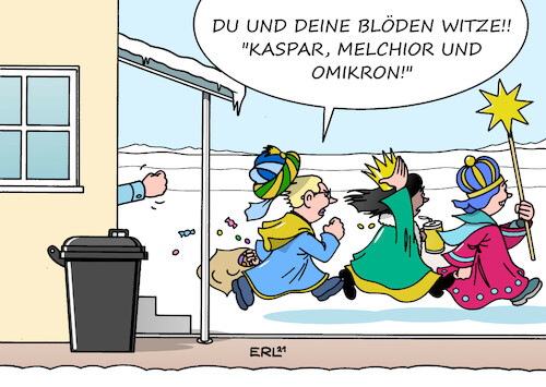 Cartoon: Dünnes Eis (medium) by Erl tagged politik,corona,virus,pandemie,covid19,fünfte,welle,omikron,weihnachten,heilige,drei,könige,sternsinger,witz,dünnes,eis,karikatur,erl,politik,corona,virus,pandemie,covid19,fünfte,welle,omikron,weihnachten,heilige,drei,könige,sternsinger,witz,dünnes,eis,karikatur,erl