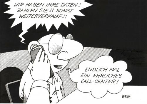 Cartoon: Ehrlichkeit (medium) by Erl tagged daten,call,center,callcenter,telefon,anruf,zahlen,bezahlen,verkauf,verkaufen,weiterverkauf,weiterverkaufen,ehrlichkeit,ehrlich,kriminell,daten,call center,callcenter,telefon,anruf,zahlen,bezahlen,verkauf,verkaufen,weiterverkauf,weiterverkaufen,ehrlichkeit,ehrlich,kriminell,betrug,verbrechen,datenschutz,datenklau,datenraub,privatsphäre,verbraucherschutz,call,center