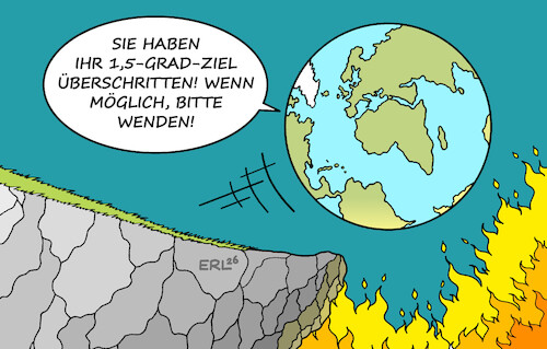 Cartoon: Erd-Navi (medium) by Erl tagged politik,klima,klimawandel,erderwärmung,klimaschutz,einskommafünf,grad,ziel,überschreitung,navi,wenden,erde,karikatur,erl,politik,klima,klimawandel,erderwärmung,klimaschutz,einskommafünf,grad,ziel,überschreitung,navi,wenden,erde,karikatur,erl