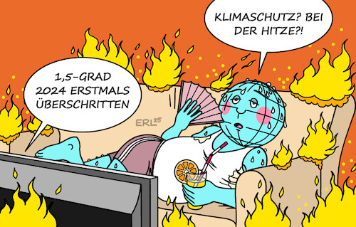 Cartoon: Erderwärmung (medium) by Erl tagged politik,klima,erderwärmung,begrenzung,ziel,überschreitung,2024,klimaschutz,erde,hitze,karikatur,erl,politik,klima,erderwärmung,begrenzung,ziel,überschreitung,2024,klimaschutz,erde,hitze,karikatur,erl