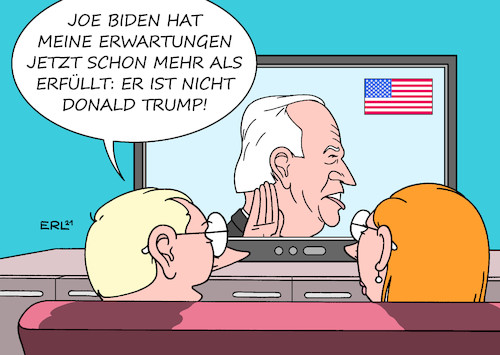 Cartoon: Erwartungen erfüllt (medium) by Erl tagged politik,usa,wahl,präsidentschaft,verlierer,donald,trump,sieger,joe,biden,präsident,bestätigung,kongress,trumpismus,spaltung,rechtspopulismus,rassismus,nationalismus,anhänger,verschwörungstheorien,wahlbetrug,demonstration,washington,rede,anfeuerung,sturm,erstürmung,kapitol,anschlag,demokratie,freiheit,corona,virus,pandemie,covid19,versagen,einzug,weißes,haus,erwartungen,karikatur,erl,politik,usa,wahl,präsidentschaft,verlierer,donald,trump,sieger,joe,biden,präsident,bestätigung,kongress,trumpismus,spaltung,rechtspopulismus,rassismus,nationalismus,anhänger,verschwörungstheorien,wahlbetrug,demonstration,washington,rede,anfeuerung,sturm,erstürmung,kapitol,anschlag,demokratie,freiheit,corona,virus,pandemie,covid19,versagen,einzug,weißes,haus,erwartungen,karikatur,erl