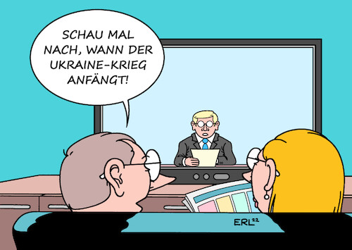 Cartoon: Fernsehprogramm (medium) by Erl tagged politik,konflikt,russland,ukraine,westen,usa,eu,nato,präsident,putin,armee,aufmarsch,grenze,ungewissheit,krieg,frieden,berichterstattung,fernsehen,fernsehprogramm,zeitschrift,medien,karikatur,erl,politik,konflikt,russland,ukraine,westen,usa,eu,nato,präsident,putin,armee,aufmarsch,grenze,ungewissheit,krieg,frieden,berichterstattung,fernsehen,fernsehprogramm,zeitschrift,medien,karikatur,erl