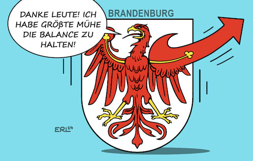 Cartoon: Flügel (medium) by Erl tagged politik,wahl,brandenburg,afd,rechtsextremismus,regierungsbildung,balance,adler,karikatur,erl,politik,wahl,brandenburg,afd,rechtsextremismus,regierungsbildung,balance,adler,karikatur,erl