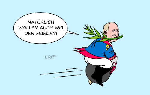 Friedenstaube Putin