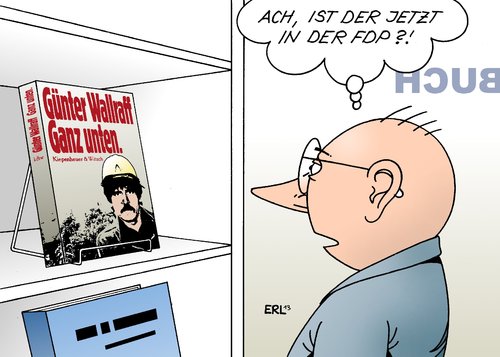 Cartoon: Ganz unten (medium) by Erl tagged fdp,partei,umfrage,umfragewerte,umfragetief,zwei,prozent,führungskrise,vorsitz,philipp,rösler,führungsstreit,buch,autor,günter,wallraff,ganz,unten,journalist,enthüllung,fdp,partei,umfrage,umfragewerte,umfragetief,zwei,prozent,führungskrise,vorsitz,philipp,rösler,führungsstreit,buch,autor,günter,wallraff,ganz,unten,journalist,enthüllung