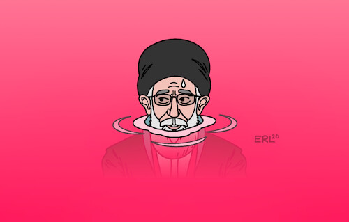 Cartoon: Iran Regime (medium) by Erl tagged politik,iran,proteste,diktatur,islamismus,regime,tod,blutvergießen,blut,hals,karikatur,erl,politik,iran,proteste,diktatur,islamismus,regime,tod,blutvergießen,blut,hals,karikatur,erl
