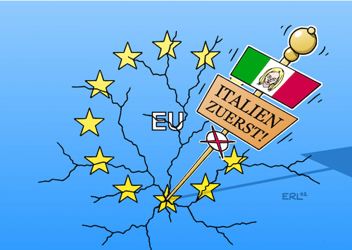 Cartoon: Italien EU (medium) by Erl tagged politik,italien,wahl,parlament,rechtsruck,rechtsbündnis,giorgia,meloni,fratelli,italia,postfaschismus,faschismus,tradition,mussolini,silvio,berlusconi,forza,matteo,salvini,lega,spaltung,eu,spqr,römisches,reich,karikatur,erl,politik,italien,wahl,parlament,rechtsruck,rechtsbündnis,giorgia,meloni,fratelli,italia,postfaschismus,faschismus,tradition,mussolini,silvio,berlusconi,forza,matteo,salvini,lega,spaltung,eu,spqr,römisches,reich,karikatur,erl