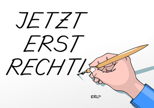 Cartoon: Jetzt erst recht! 2 (medium) by Erl tagged anschlag,satire,zeitschrift,charlie,hebdo,tote,tod,verletzte,terror,islamismus,islamismuskritik,frankreich,karikatur,erl,anschlag,satire,zeitschrift,charlie,hebdo,tote,tod,verletzte,terror,islamismus,islamismuskritik,frankreich,deutschland,pegida,rechtspopulismus