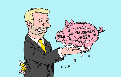 Cartoon: Kein Klimakleber (medium) by Erl tagged politik,finanzen,haushalt,2024,finanzminister,christian,lindner,fdp,sparkurs,schulden,sparschwein,stückwerk,kleben,klima,karikatur,erl,politik,finanzen,haushalt,2024,finanzminister,christian,lindner,fdp,sparkurs,schulden,sparschwein,stückwerk,kleben,klima,karikatur,erl