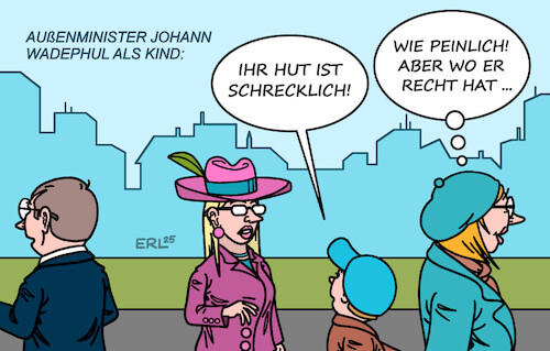 Cartoon: Kindermund (medium) by Erl tagged politik,außenminister,johann,wadephul,cdu,streit,aussagen,ehrlich,undiplomatisch,wahrheit,kindermund,karikatur,erl,politik,außenminister,johann,wadephul,cdu,streit,aussagen,ehrlich,undiplomatisch,wahrheit,kindermund,karikatur,erl