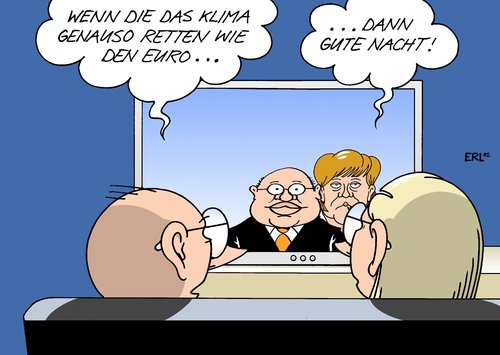 Cartoon: Klima (medium) by Erl tagged klima,konferenz,vorbereitung,klimawandel,co2,reduktion,strom,sparen,umweltminister,peter,altmaier,bundeskanzlerin,angela,merkel,euro,rettung,schulden,krise,klima,konferenz,vorbereitung,klimawandel,co2,reduktion,umweltminister,altmaier,bundeskanzlerin