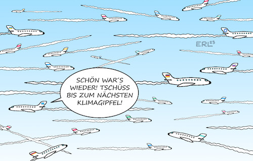 Cartoon: Klimagipfel (medium) by Erl tagged politik,klima,klimawandel,erderwärmung,co2,reduzierung,klimagipfel,vereinigte,arabische,emirate,vae,uae,dubai,anreise,abreise,flugzeug,karikatur,erl,politik,klima,klimawandel,erderwärmung,co2,reduzierung,klimagipfel,vereinigte,arabische,emirate,vae,uae,dubai,anreise,abreise,flugzeug,karikatur,erl