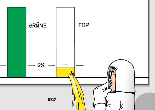 Cartoon: Leck (medium) by Erl tagged fdp,grüne,umfrage,umfragewerte,hoch,niedrig,wähler,schwund,maßnahme,rösler,vorsitz,umbau,atomkraftwerk,fukushima,leck,radioaktiv,wasser,fdp,grüne,umfrage,umfragewerte,hoch,niedrig,wähler,schwund,maßnahme,rösler,vorsitz,umbau,atomkraftwerk,fukushima,radioaktiv