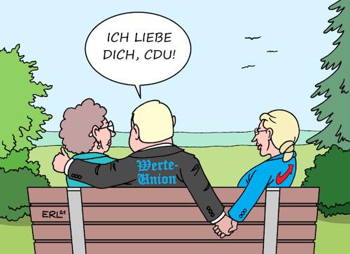 Cartoon: Max Otte (medium) by Erl tagged illustration,politik,partei,cdu,mitglied,max,otte,sympathie,afd,rechtsextremismus,vorsitz,werteunion,konservativ,rechts,treueschwur,liebe,parkbank,händchenhalten,alice,weidel,karikatur,erl,illustration,politik,partei,cdu,mitglied,max,otte,sympathie,afd,rechtsextremismus,vorsitz,werteunion,konservativ,rechts,treueschwur,liebe,parkbank,händchenhalten,alice,weidel,karikatur,erl