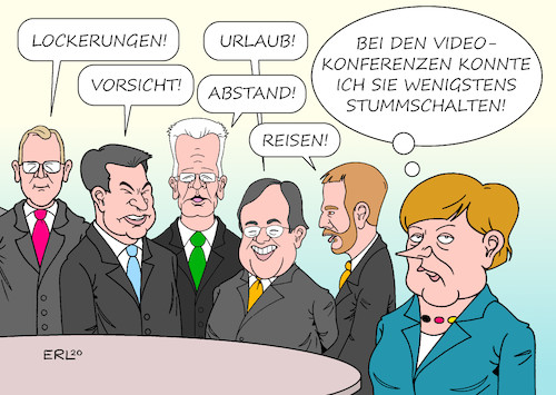 Merkel Ministerpräsidenten