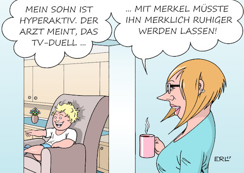 Merkel TV-Duell