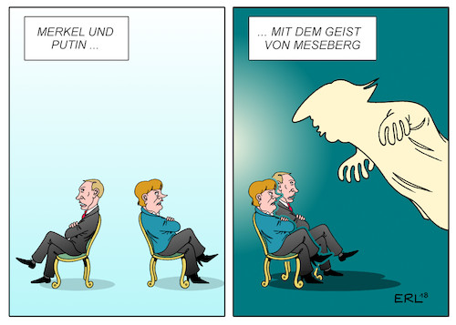 Merkel und Putin