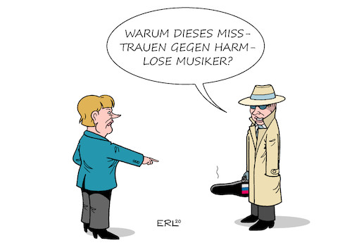 Cartoon: Misstöne (medium) by Erl tagged politik,verhältnis,deutschland,russland,misstöne,vergiftung,alexej,nawalny,nowitschok,tiergartenmord,auftragskiller,prozess,präsident,putin,aufklärung,verschleierung,rauch,geigenkasten,geheimdienst,bundeskanzlerin,angela,merkel,karikatur,erl,politik,verhältnis,deutschland,russland,misstöne,vergiftung,alexej,nawalny,nowitschok,tiergartenmord,auftragskiller,prozess,präsident,putin,aufklärung,verschleierung,rauch,geigenkasten,geheimdienst,bundeskanzlerin,angela,merkel,karikatur,erl