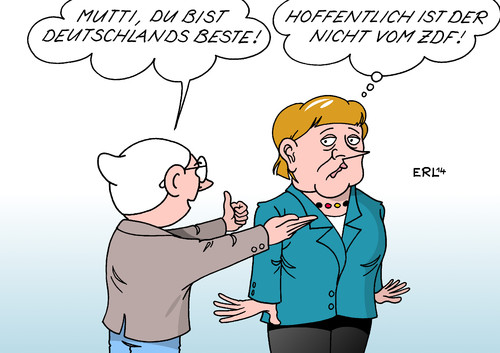 Cartoon: Mutti (medium) by Erl tagged angela,merkel,bundeskanzlerin,geburtstag,sechzig,macht,zenit,regierung,deutschland,beliebtheit,deutschlands,beste,zdf,show,ranking,betrug,angela,merkel,bundeskanzlerin,geburtstag,sechzig,macht,zenit,regierung,deutschland,beliebtheit,deutschlands,beste,zdf,show,ranking,betrug