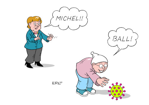 Cartoon: Mutti und Michel (medium) by Erl tagged politik,corona,krise,virus,coronavirus,covid19,massnahmen,lage,ansprache,fernsehen,bundeskanzlerin,angela,merkel,vermeidung,kontakte,sorglosigkeit,konsequenz,ausgangssperre,hausarrest,warnung,karikatur,erl,politik,corona,krise,virus,coronavirus,covid19,massnahmen,lage,ansprache,fernsehen,bundeskanzlerin,angela,merkel,vermeidung,kontakte,sorglosigkeit,konsequenz,ausgangssperre,hausarrest,warnung,karikatur,erl