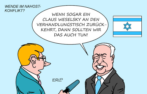 Cartoon: Nahost-Verhandlungen (medium) by Erl tagged politik,bahn,streik,lokomotivführer,gewerkschaft,gdl,chef,claus,weselsky,rückkehr,verhandlungen,nahost,konflikt,krieg,hamas,palästinenser,israel,premierminister,benjamin,netanjahu,vorbild,lokführer,karikatur,erl,politik,bahn,streik,lokomotivführer,gewerkschaft,gdl,chef,claus,weselsky,rückkehr,verhandlungen,nahost,konflikt,krieg,hamas,palästinenser,israel,premierminister,benjamin,netanjahu,vorbild,lokführer,karikatur,erl