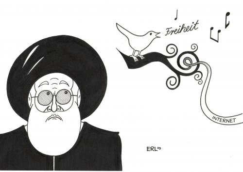 Cartoon: Netzwerke (medium) by Erl tagged iran,wahl,protest,ahmadinedschad,mussawi,mullah,twitter,freiheit,internet,iran,netzwerk,netzwerke,social networking,wahl,wahlen,protest,proteste,demo,demonstration,regierung,betrung,manipulation,vertrauen,misstrauen,bürger,wähler,mussawi,mullah,ahmadinedschad,twitter,freiheit,internet,web,online,kommunikation,information,informationen,bildung,wissen,community,webseite,blog,blogging,social,networking